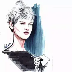 简单易上手的水彩人物插画，你喜欢么？