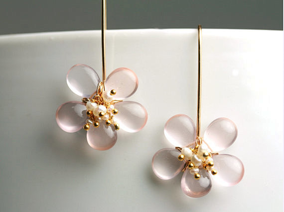 Rose Quartz Flower E...