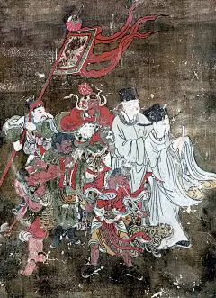 山西古代壁画―汾阳圣母庙