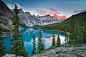 Photograph Moraine Lake Sunrise, Banff National Park by Ethan  Meleg on 500px