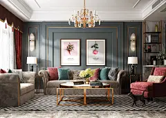 美式客厅 - 客厅 - 拓者设计吧 - Powered by Discuz!