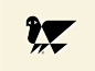 Bird Modernism symbol dove vintage modernism oldstyle bird logo birdie bird