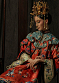 人物氛围—中国红，古风，时尚，时装，服饰
