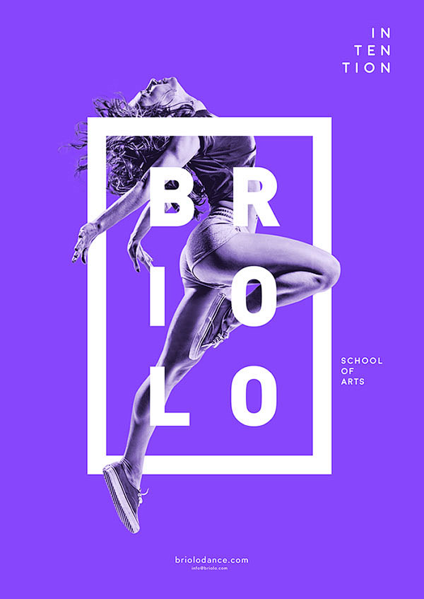 Briolo舞蹈艺术学院系列海报设计作品