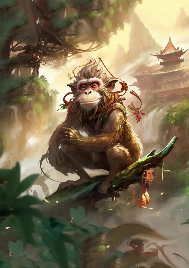 【幽鴳】：《山海经·北山经》“幽鴳似猴，俾愚作智，触物则笑，见人佯睡，好用小慧，终是婴系。”