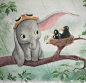 卡通动物的小时候，小史迪仔诶！
作者| ins : sydwiki ​
插画超话#卡通##手绘# 8.27 ​​​​