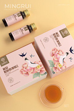 海紫苑520采集到花茶包装