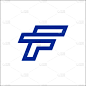 monoline f letter logo designs