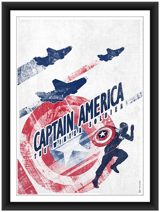 你可能没看过的《美国队长2》海报作品粉丝...