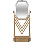Jock Peters / Bullocks Wilshire / American Art Deco Table Top Jewelry Salon Mirror Circa 1928 | 1stdibs.com #1stdibsHoliday