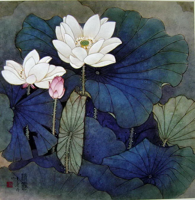 《清荷》王庆升 #采集大赛#