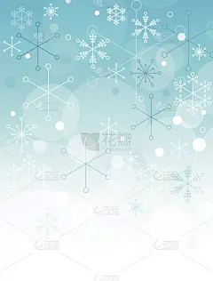 圣诞雪花背景