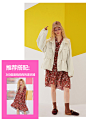 妖精的口袋 2018秋装新款连帽休闲基础纯色外套中长款女 B8104021-tmall.com天猫