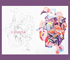 川美设计｜生活类题目作画步骤【娱乐/游戏】