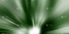 绿色日出图案背景。射线。径向。夏天的旗帜。