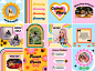 70s Aesthetic Instagram Templates : 70s Aesthetic Instagram Templates, IG Canva Templates, Retro Instagram Post Templates, Instagram story Cover, Pastel, Hippie, Groovy