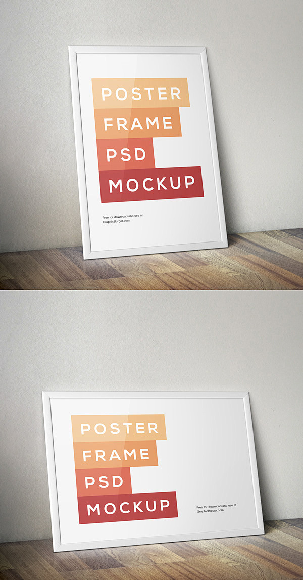 Poster Frame PSD Moc...