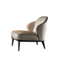 Leslie Armchair Without Armrests Minotti