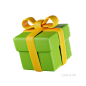 礼物 gift @到位啦UI素材 圣诞节3D图标