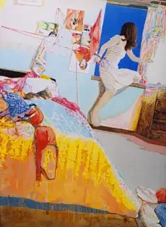 【日本女画家Naomi Okubo大久保如彌插画作品欣赏】
Naomi Okubo 大久保如彌1985年出生的日本画家，现居美国。她毕业于Musashino Art University武藏野美术大学。她的作品很大程度上受了时尚的影响，有种装饰的感觉，但图案隐藏在葱郁奇特的组合里。主体物以非常独特、非传统的面貌表现出来。她的作品是非传统的、独特的，却用了一种意想不到的雅致的方式来描绘。