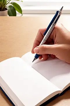 天气晴朗窗边打开的书本笔记摄影图片