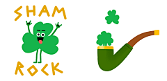 Snapchat St.Patrick's Day Stickers : Snapchat asked us to create a fun-filled set of animated stickers and a Mass Snap 10 seconds animation for St.Patrick's Day.