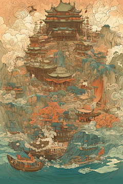 咏唱繁星采集到插画