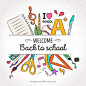 Background welcome to school