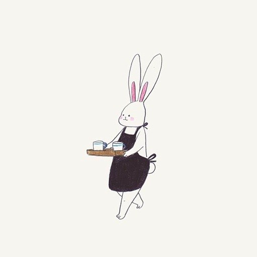 韩国插画家Lapinfee的小兔子 插画...