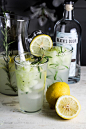 Lemon-Rosemary Gin Fizz