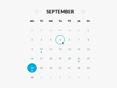 olivian采集到UI / 界面 / calendar