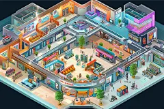 现代3d建筑房子素材图片