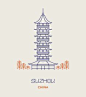 Line Icons of the World's Most Famous Landmarks