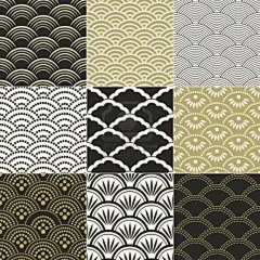 seamless ocean wave pattern Stock Photo: 