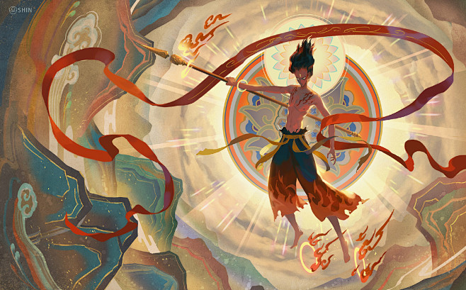 古言·唯美古风 插画壁纸 《魔童降世之哪吒》 哪吒 来自网络