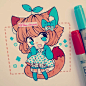 Volví! Las fiestas patrias me raptaron X'D Comí como vaca, oh bueno, ni quería ir a la playa este año (?) Una gata/mapache random

#kawaii #moe #cute #chibi #nekomimi #neko #kemonomimi #traditional #copicmarker #copicciaos #adorable #instadraw #instaanime