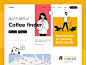 Local Coffee Finder Web website illustration route review researcher product design navigation finder platform location information foursquare finder app desserts description coffee shop coffee house coffee finder coffee application coffee website cafe re