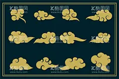 白云背景   - 源文件下载【酷图网】白云背景,白云壁纸,云朵,白云,自然现象,唯美,手绘,卡通,积云,云层,各种形状云