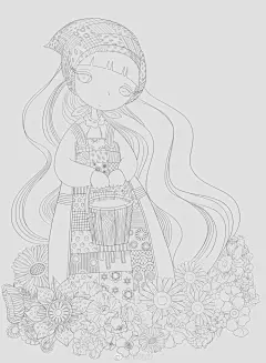 刚学板绘的时候2014年，用ps画的线稿练习，之后线条就画的很顺畅了不需要十年磨一剑，一个月就可以（以前还想每张都上色的呢但是之后再也没画过这些小画） ​​​​