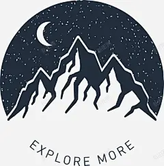 雪山黑白花臂图案矢量图 雪山 黑白 黑白手绘花臂图案 元素 免抠png 设计图片 免费下载 页面网页 平面电商 创意素材