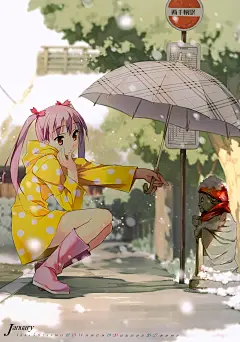 5年目の放课后—kantoku 2013年月历|@CCI中国动漫插画