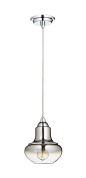 Camille 1 Light Pendant in Chrome design by Cyan Design