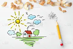 背景,水平画幅,手艺,学校用品,铅笔,工具,特写,俄罗斯,职业,专业人员