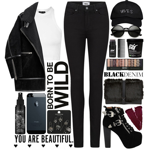 #blackdenim