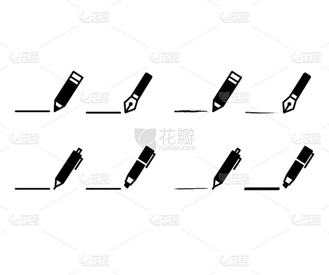 写笔图标