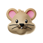 仓鼠 3D多彩卡通动物形象图标 Hamster_2k