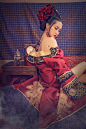中国风 古典风格 游戏手绘 插画 手绘 优雅 唯美 小清新 花样美男美女