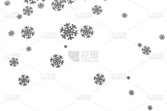 从天空飘落的雪花可以作为背景为圣诞节或冬季季节的内容或墙纸或纸的内容有关冬天。雪花在灰色的背景上被孤