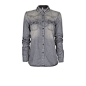 MANGO特卖专区|灰色牛仔布衬衫|73200652 原创 设计 新款 2013 正品 代购  西班牙
