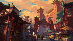 Tian_Chi采集到Q版场景